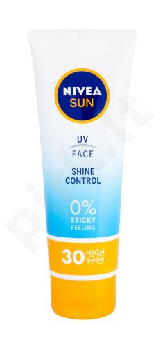 Nivea Sun UV Face, Shine Control, veido apsauga nuo saulės moterims ir vyrams, 50ml
