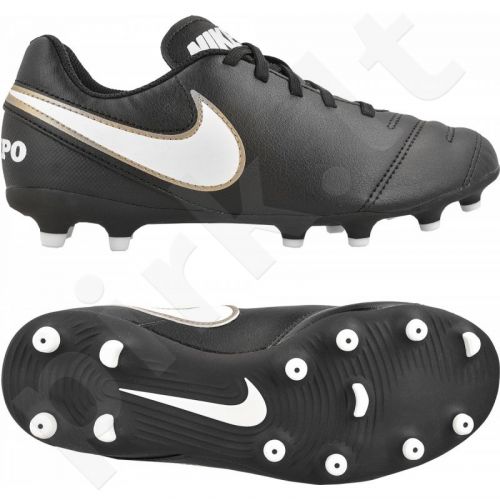Futbolo bateliai Nike Tiempo Rio III FG Jr 819195-010 - Pirk.lt parduotuvė
