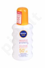 Nivea Sun Sensitive Protect, Sun-Allergy, Sun kūno losjonas moterims ir vyrams, 200ml