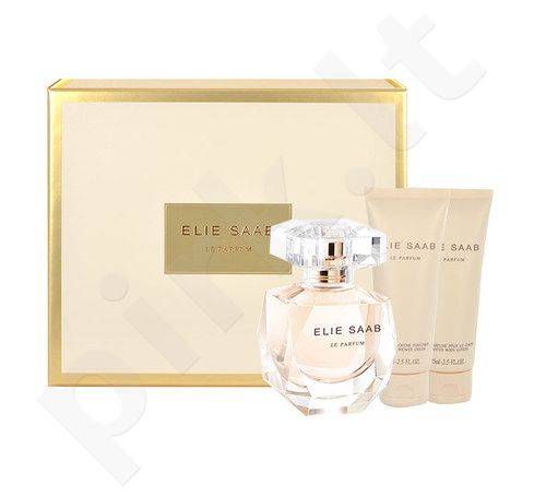Elie Saab Le Parfum, rinkinys kvapusis vanduo moterims, (EDP 50ml + 75ml kūno pienelis + 75ml dušo kremas)