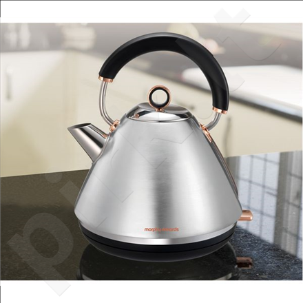 Morphy richards Rose Gold 102105 Standard kettle, Stainless steel, Brushed, 3000 W, 1.5 L, 360° rotational base