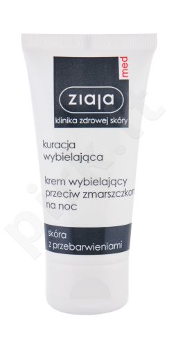 Ziaja Med Whitening, Anti-Wrinkle, naktinis kremas moterims, 50ml