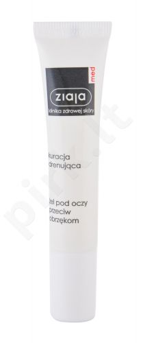 Ziaja Med Eye Treatment, Anti-Puffiness, paakių želė moterims, 15ml