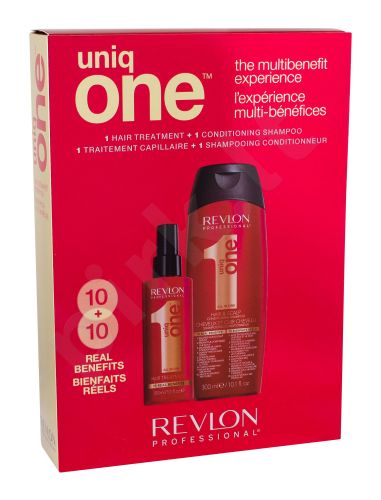 Revlon Professional Uniq One, rinkinys plaukų kaukė moterims, (plaukų kaukė 150 ml + šampūnas 300 ml)