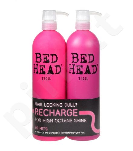Tigi High Octane, Bed Head Recharge, rinkinys šampūnas moterims, (750ml Bed Head Recharge High Octane šampūnas + 750ml Bed Head Recharge High Octane kondicionierius)