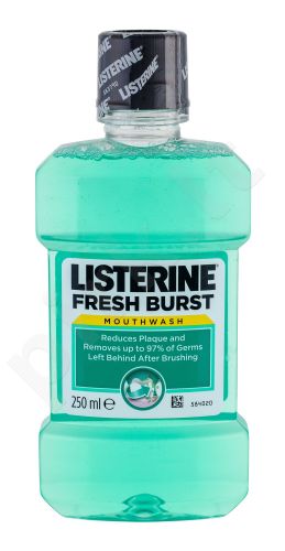 Listerine Mouthwash, Fresh Burst, burnos skalavimo skytis moterims ir vyrams, 250ml