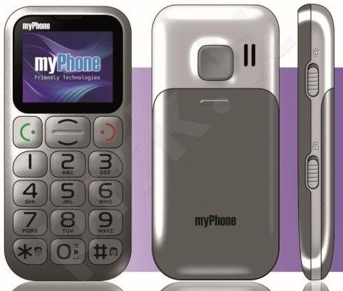 Telefonas MyPhone 1045 Silver