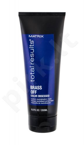 Matrix Total Results Brass Off, plaukų kaukė moterims, 200ml