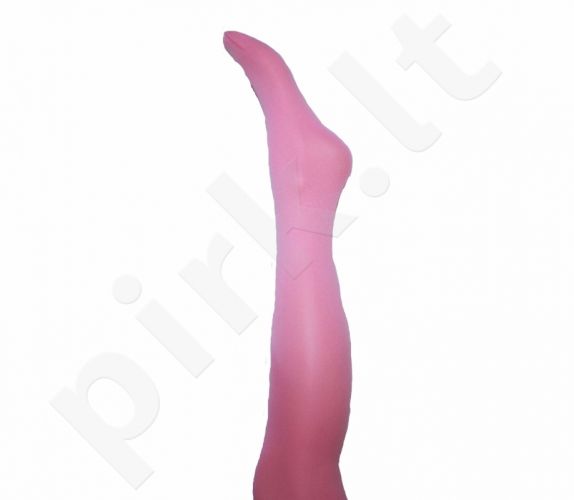 Vienspalvės rožinės spalvos pėdkelnės iš mikrofibros 40 denų storio (dydžiai nuo 68 iki 158 cm)