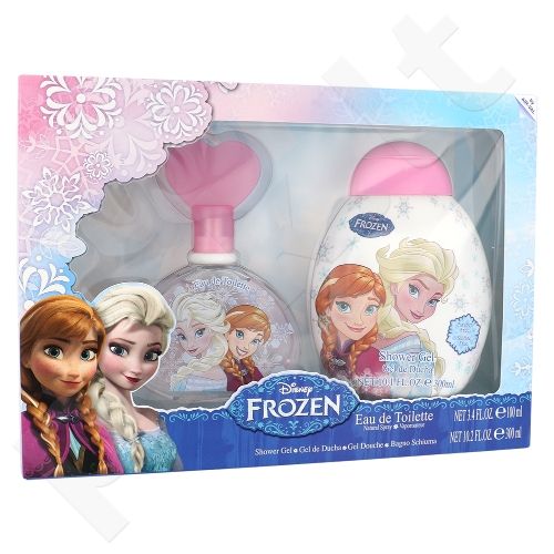 Disney Frozen, rinkinys tualetinis vanduo vaikams, (EDT 100 ml + dušo želė 300 ml)