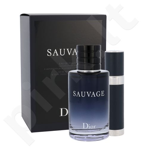 Christian Dior Sauvage, rinkinys tualetinis vanduo vyrams, (EDT 100 ml + EDT 7,5 ml)
