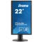 Monitorius Iiyama B2280HS-B1DP 21.5'' LED FHD, 2ms, DP, HDMI, DVI, Garsiakalbiai
