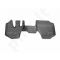 Guminiai kilimėliai 3D ISUZU FSR 2014->, 2 pcs. /L31001G /gray