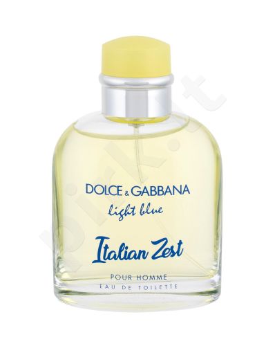 Dolce&Gabbana Light Blue Italian Zest Pour Homme, tualetinis vanduo vyrams, 125ml