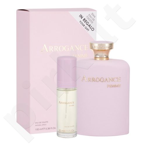 Arrogance Arrogance Femme, rinkinys tualetinis vanduo moterims, (EDT 100 ml + EDT 30 ml)