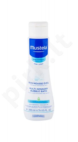 Mustela Bébé, Multi-Sensory Bubble Bath, dušo želė vaikams, 200ml
