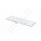 Gembird Keyboard Phoenix slimline wireless 2,4GHz with touchpad, White,US layout