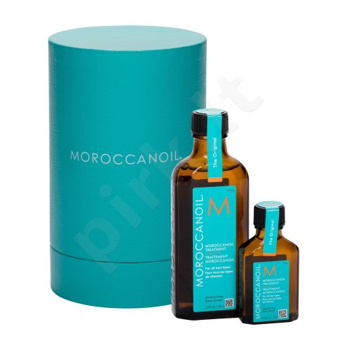 Moroccanoil Treatment, rinkinys plaukų aliejus ir serumas moterims, (plaukų Oil 100 ml + plaukų Oil 25 ml)