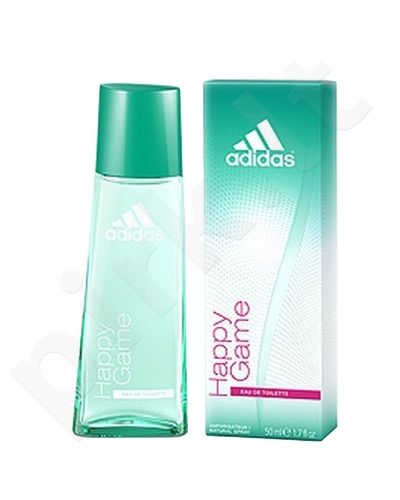 Adidas Happy Game, tualetinis vanduo moterims, 50ml