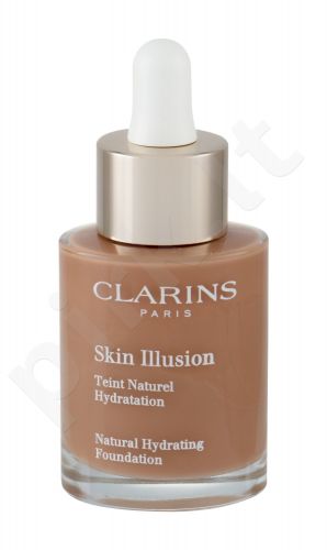 Clarins Skin Illusion, Natural Hydrating, makiažo pagrindas moterims, 30ml, (117 Hazelnut)
