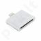 4World Adapter iPhone 30pin > Lightning iPhone 5/iPad 4/iPad mini 1.0m baltas
