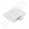 4World Adapter iPhone 30pin > Lightning iPhone 5/iPad 4/iPad mini 1.0m baltas
