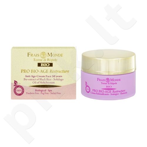 Frais Monde Pro Bio-Age, Restructure AntiAge Face Cream 50Years, dieninis kremas moterims, 50ml