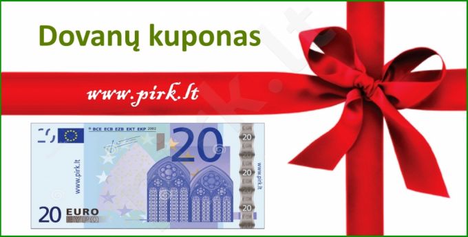 Dovanų kuponas 20 Eurų