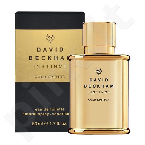 David Beckham Instinct Gold Edition, tualetinis vanduo vyrams, 50ml