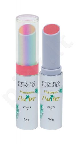 Physicians Formula Murumuru Butter, Lip Cream, lūpų balzamas moterims, 3,4g, (Flamingo Pink)