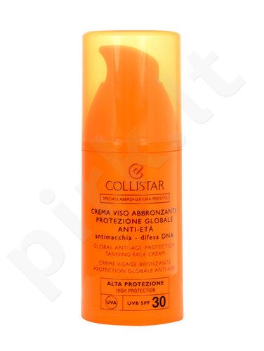 Collistar Special Perfect Tan, Protection Tanning Face Cream SPF30, veido apsauga nuo saulės moterims, 50ml