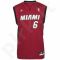 Marškinėliai krepšiniui adidas Replica Miami Heat LeBron James M L71398