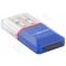 Kortelių skaitytuvas Esperanza MicroSD EA134B|Mėlynas|USB2.0|(MicroSD Pen Drive)