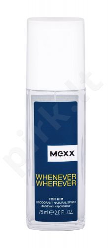 Mexx Whenever Wherever, dezodorantas vyrams, 75ml