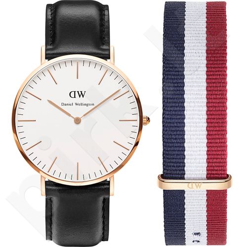 Daniel Wellington Sheffield vyriškas laikrodis & papildoma 0107DW-0103SET - Pirk.lt parduotuvė