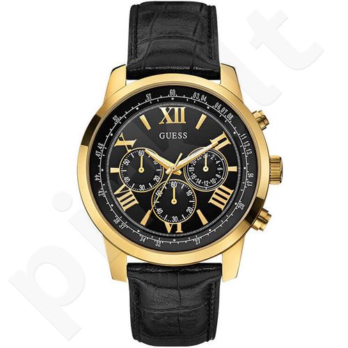 Guess Horizon W0380G7 vyriškas laikrodis-chronometras - Pirk.lt parduotuvė