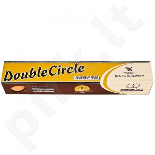 Stalo teniso kamuoliukai Double Circle 6 vnt.