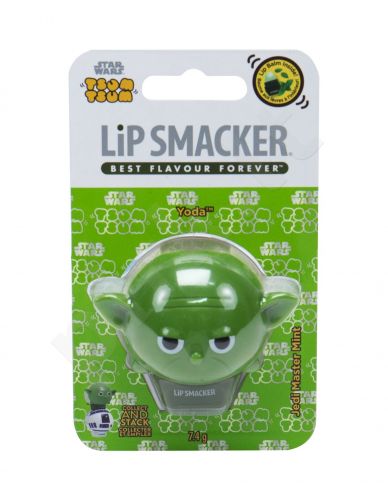Lip Smacker Star Wars, Yoda, lūpų balzamas vaikams, 7,4g, (Jedi Master Mint)