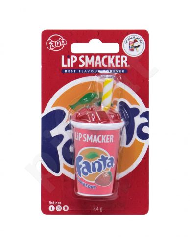 Lip Smacker Fanta, lūpų balzamas vaikams, 7,4g, (Strawberry)