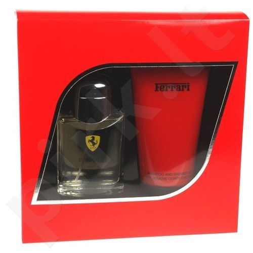 Ferrari Scuderia Ferrari Red, rinkinys tualetinis vanduo vyrams, (EDT 75ml + 150ml dušo želė)