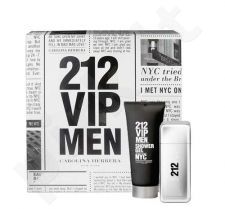 Carolina Herrera 212 VIP Men, rinkinys tualetinis vanduo vyrams, (EDT 100ml + 100ml dušo želė)