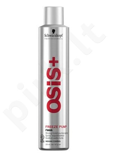 Schwarzkopf Osis+, Freeze Pump, plaukų purškiklis moterims, 200ml