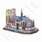 3D dėlionė: Paryžiaus Dievo Motinos katedra (su LED apšvietimu)