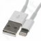 Apple iPhone 5/6 duomenų perdavimo kabelis MD818ZM/A 1m baltas