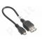 Kabelis Tracer USB 2.0 AF/micro 0,2m