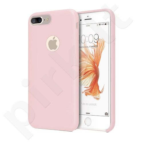 Silicone back cover case, pink (iPhone 7/8)