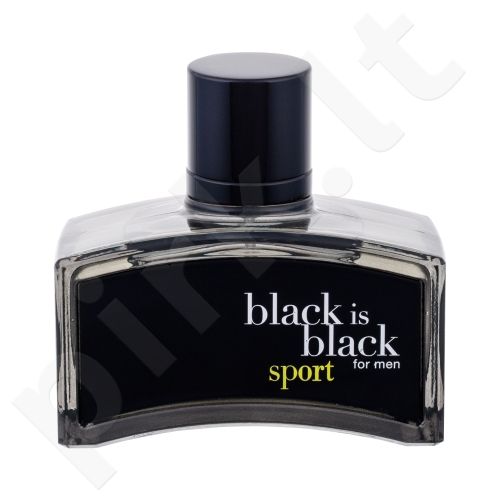 Nuparfums Black is Black, Sport, tualetinis vanduo vyrams, 100ml