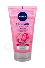 Nivea MicellAIR, Rose Water, prausiamoji želė moterims, 150ml