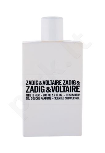 Zadig & Voltaire This is Her!, dušo želė moterims, 200ml