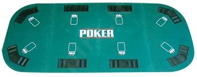Pokerio stalviršis 8 asmenims, sulankstomas 180x90cm